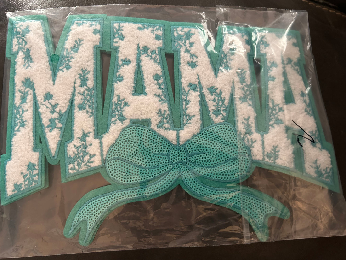 EMBROIDERY HEAT PATCHES MAMA