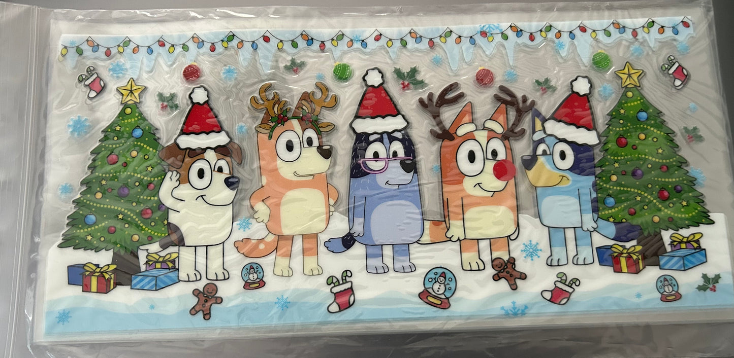 UTV CUP WRAP- BLUEY CHRISTMAS