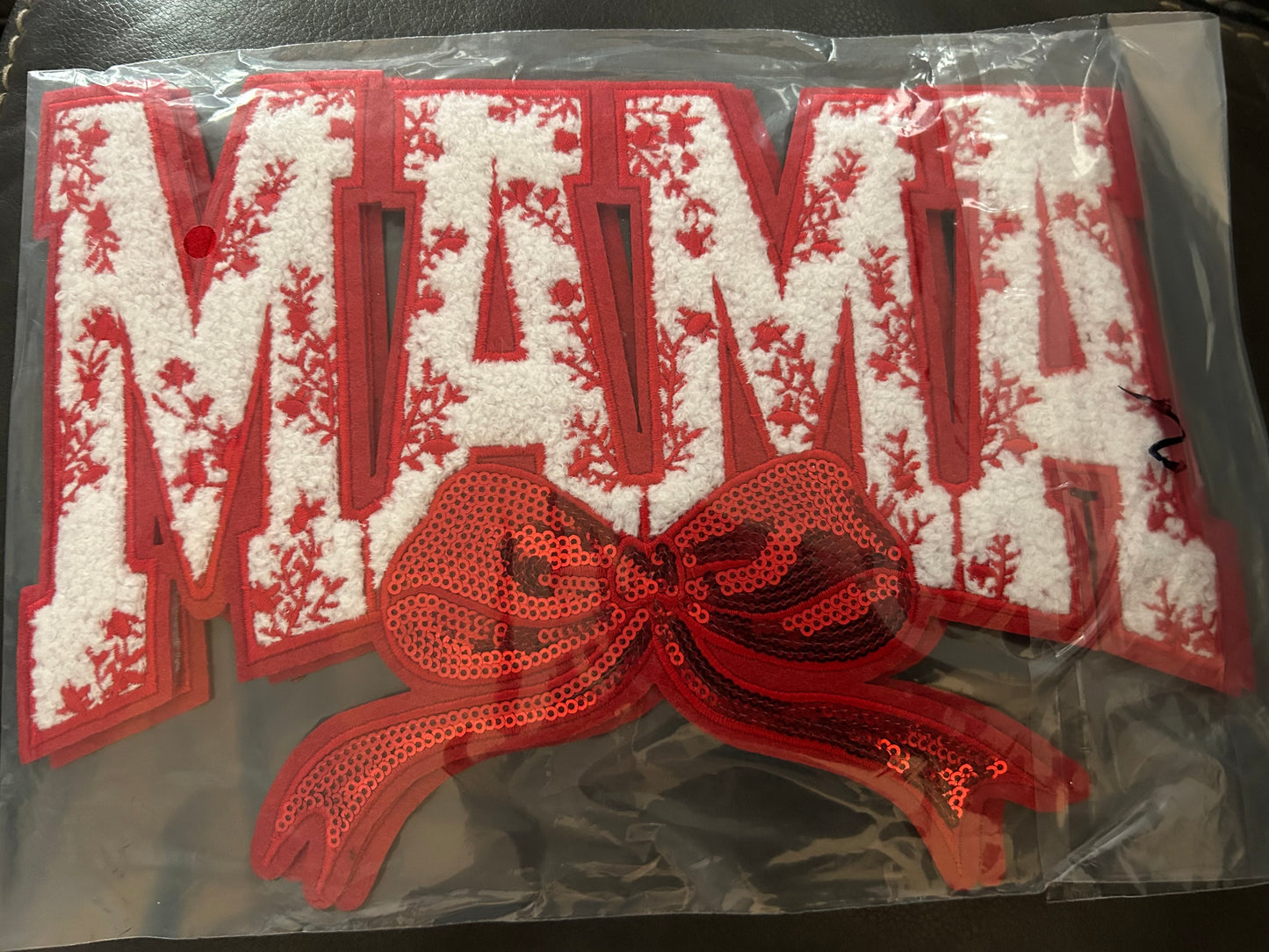 EMBROIDERY HEAT PATCHES MAMA