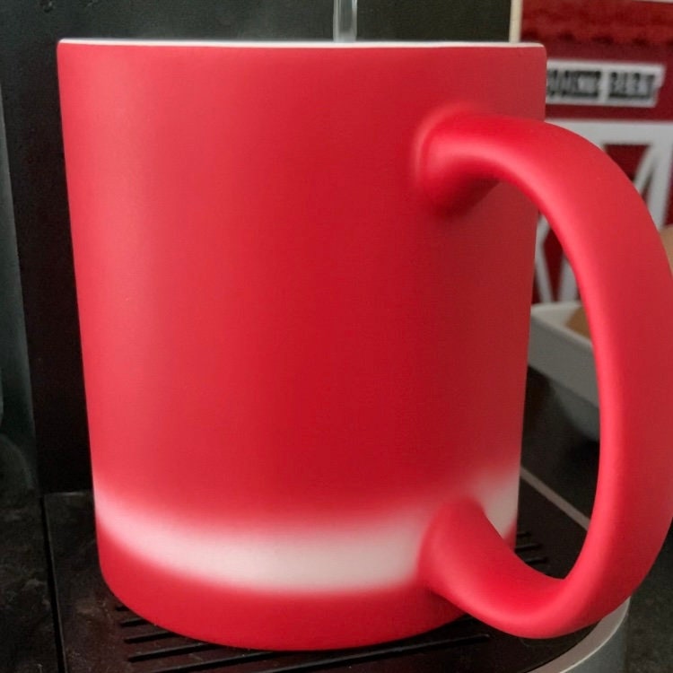 Color change sublimation coffee mug