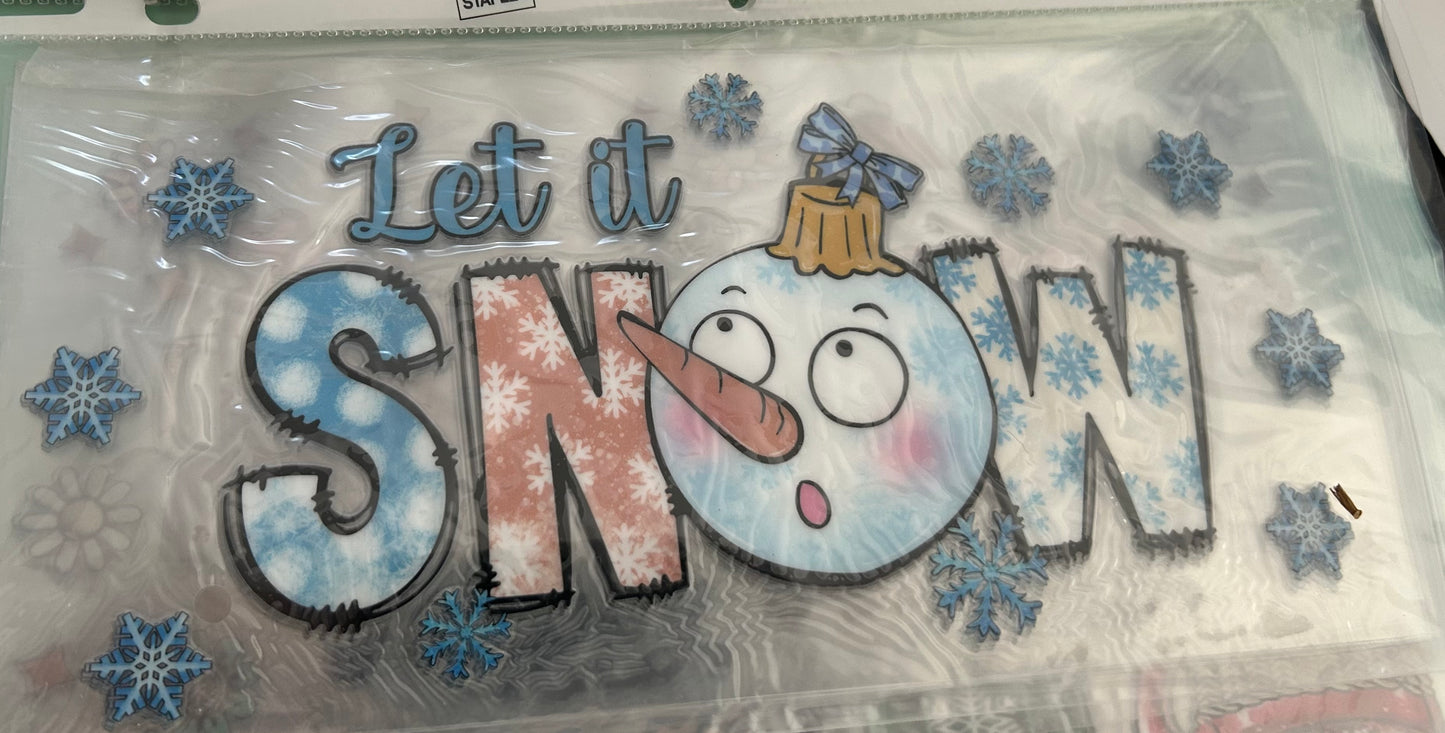 UTV CUP WRAP- LET IT SNOW