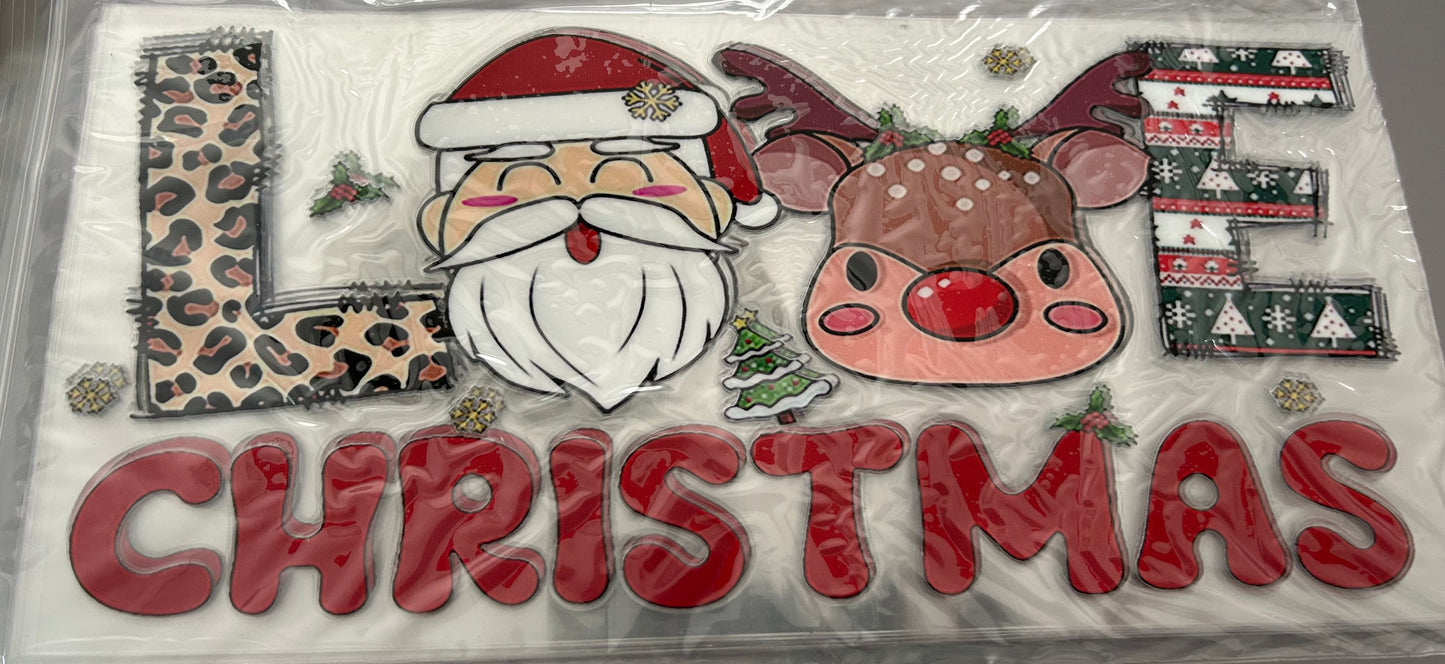 UTV CUP WRAP- LOVE CHRISTMAS