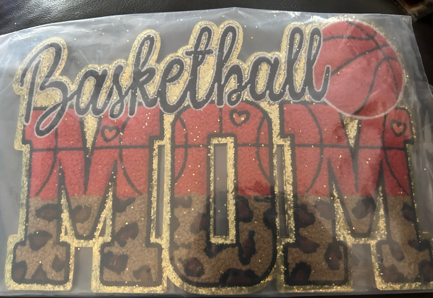 EMBROIDERY HEAT PATCHES "SPORTS" MOM