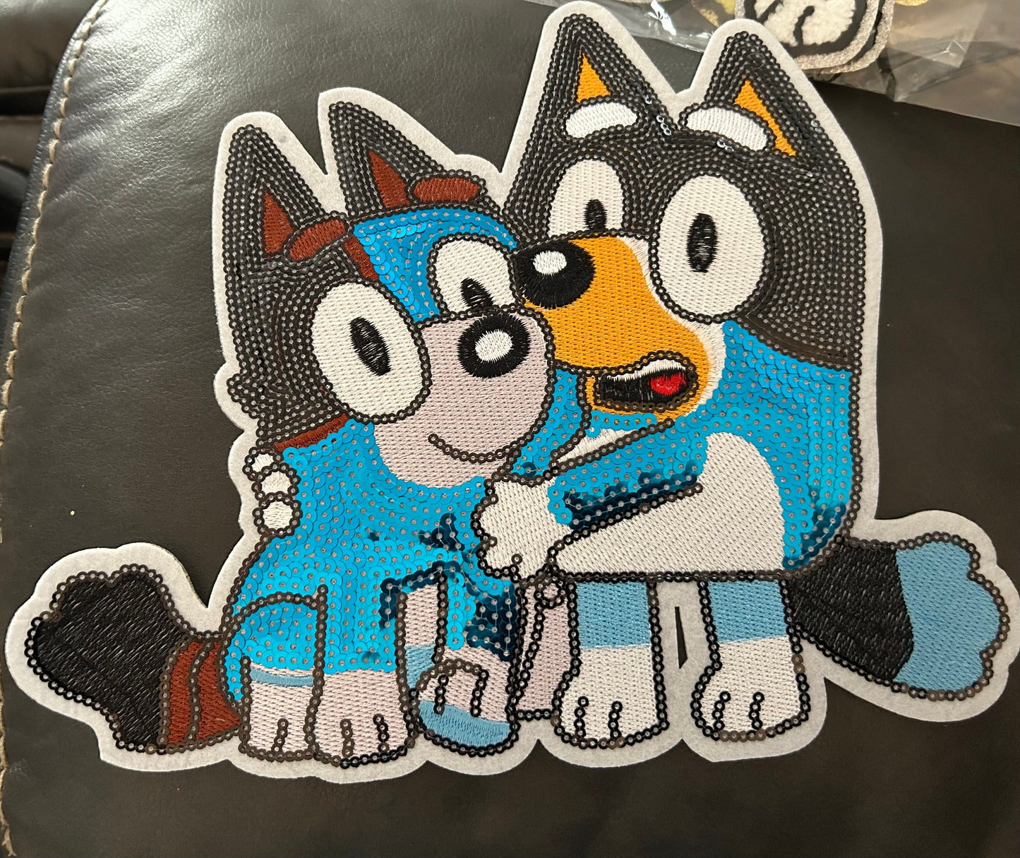 BLUEY EMBROIDERY HEAT PATCH