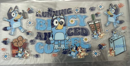 UTV CUP WRAP- BLUEY AND COFFEE