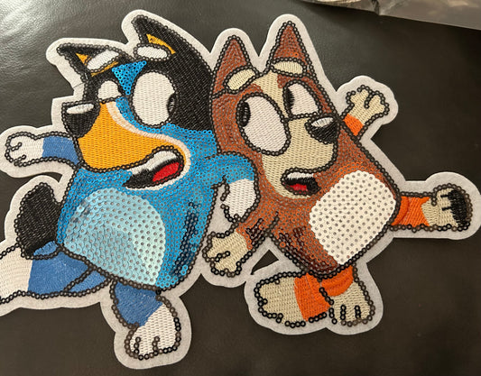 BLUEY EMBROIDERY HEAT PATCH