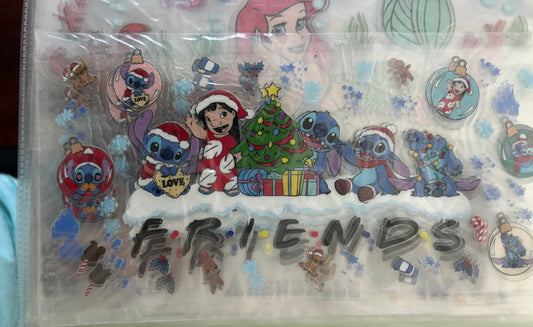 UTV CUP WRAP- CHRISTMAS STITCH FRIENDS