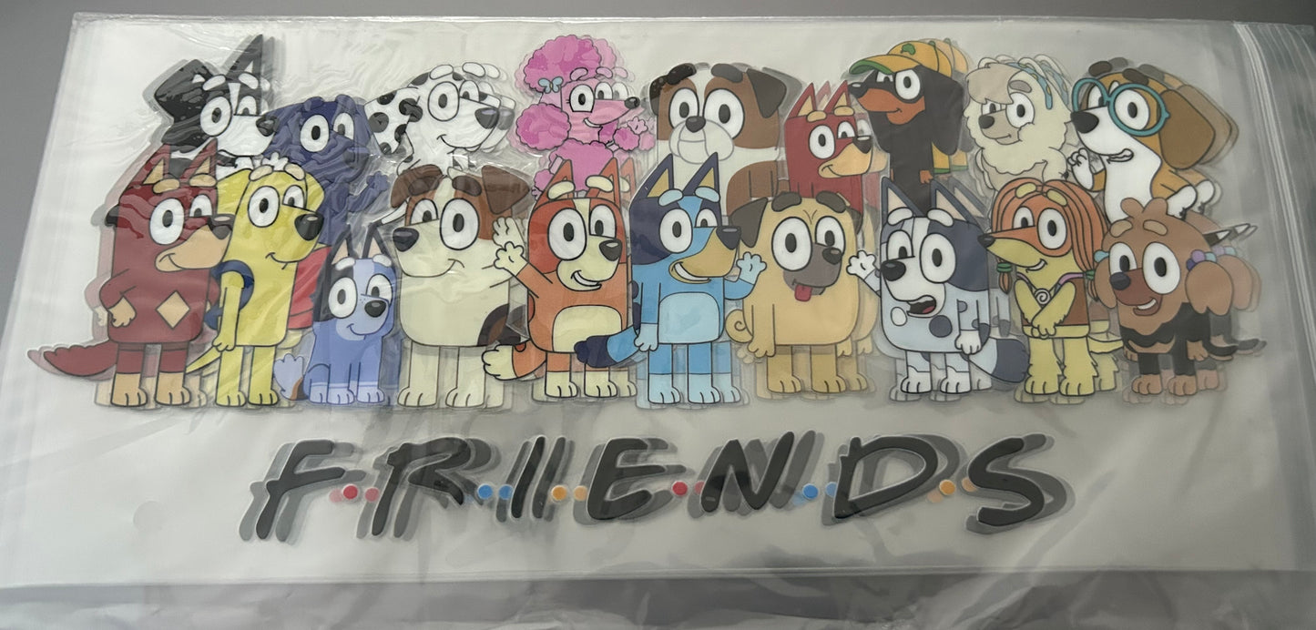 UTV CUP WRAP- BLUEY FRIENDS