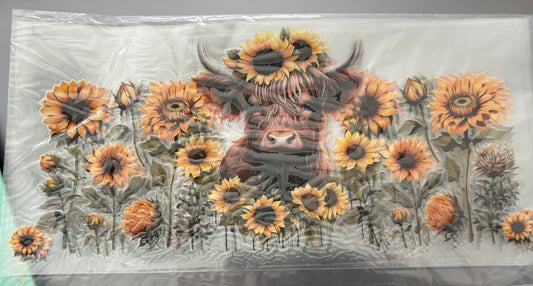 UTV CUP WRAP -HIGHLAND COW