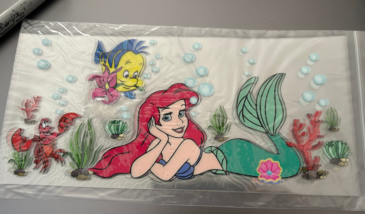 UTV CUP WRAP- LITTLE MERMAID