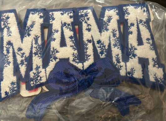 EMBROIDERY HEAT PATCHES MAMA
