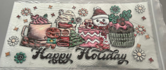 UTV CUP WRAP- HAPPY HOLIDAYS