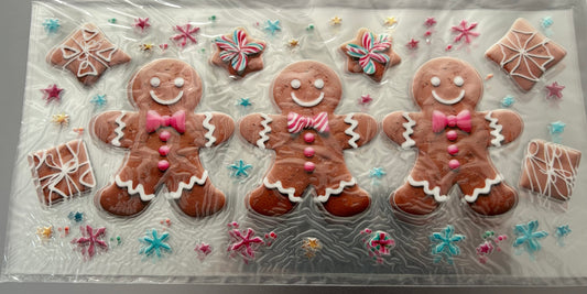 UTV CUP WRAP- BOWTIE GINGERBREAD