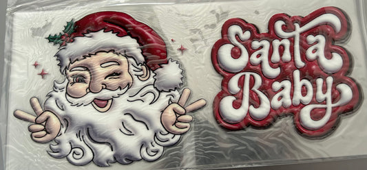 UTV CUP WRAP- SANTA BABY