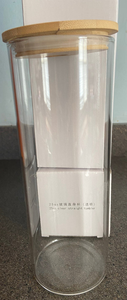 25 oz glass sublimation tumblers
