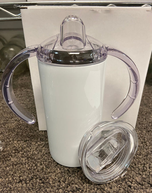 Sublimation grow with me sippy cup