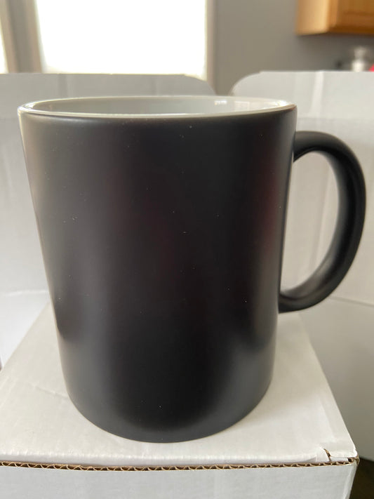 Color change sublimation coffee mug