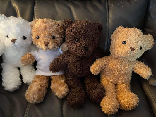 Teddy Bear with sublimation t-shirts