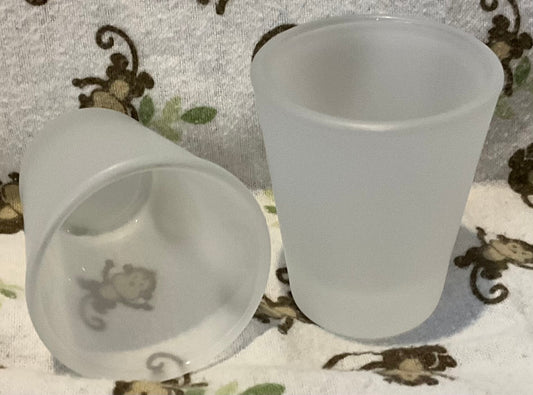 Sublimation frosted glass shot glass